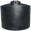 An image of a 5000 Gallon Norwesco Black Plastic Vertical Water Storage Tank | 42044