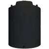 An image of a 15500 Gallon Norwesco Black Plastic Vertical Water Storage Tank | 44814