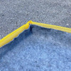 Close-up of a 30 x 24-inch filter pad showcasing its durable and effective material for trapping contaminants and managing spills.