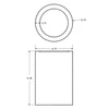 50 Gallon Chem-Tainer Internal Flange Drum Liner | TC2232EA