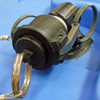 Peabody QCA Tank Fill Quick Connect Assembly - 2" Female PPL Quick Connect with Plug and 45 Degree Elbow