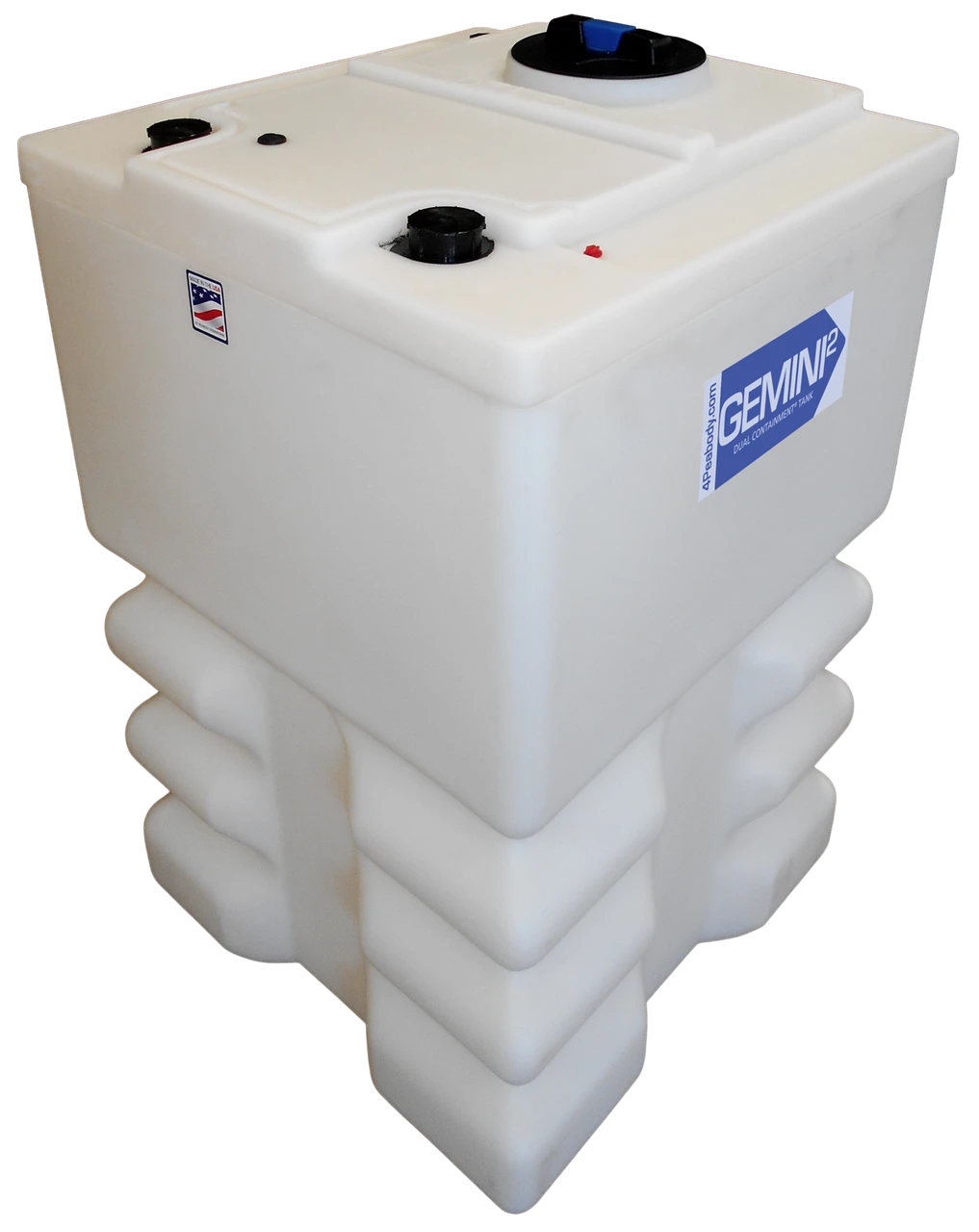 120 Gallon Peabody Gemini Square Tank Value-Pak (Ribbed Outer)