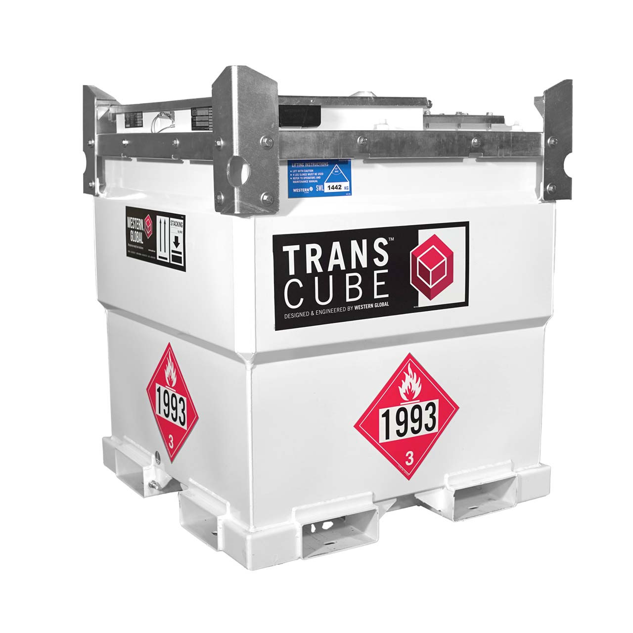 A Picture of FuelCube Stationary, Double Walled 243 US Gallon Gasoline Storage Tank