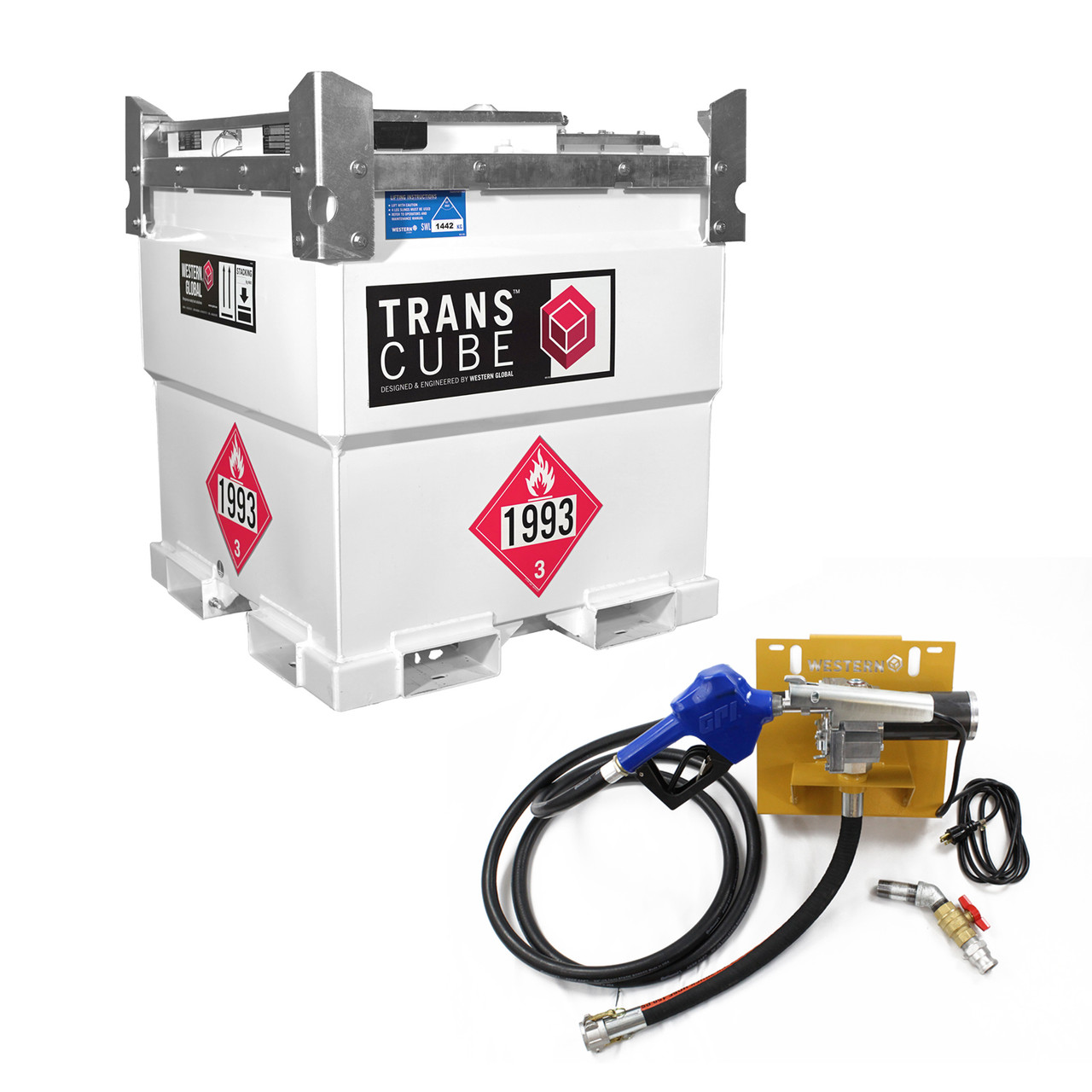 Western Global 250 Gallon TransCube Transportable Fuel Storage Tank