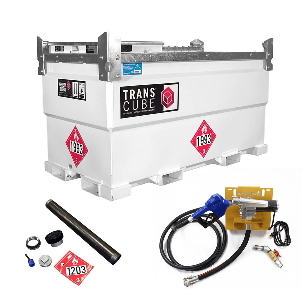 Western Global 552 Gallon TransCube Transportable Fuel Storage Tank