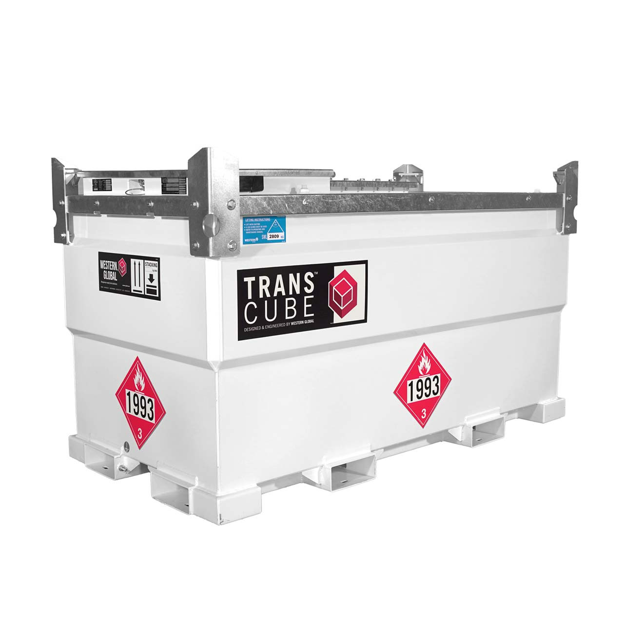 Western Global 552 Gallon TransCube Transportable Fuel Storage Tank