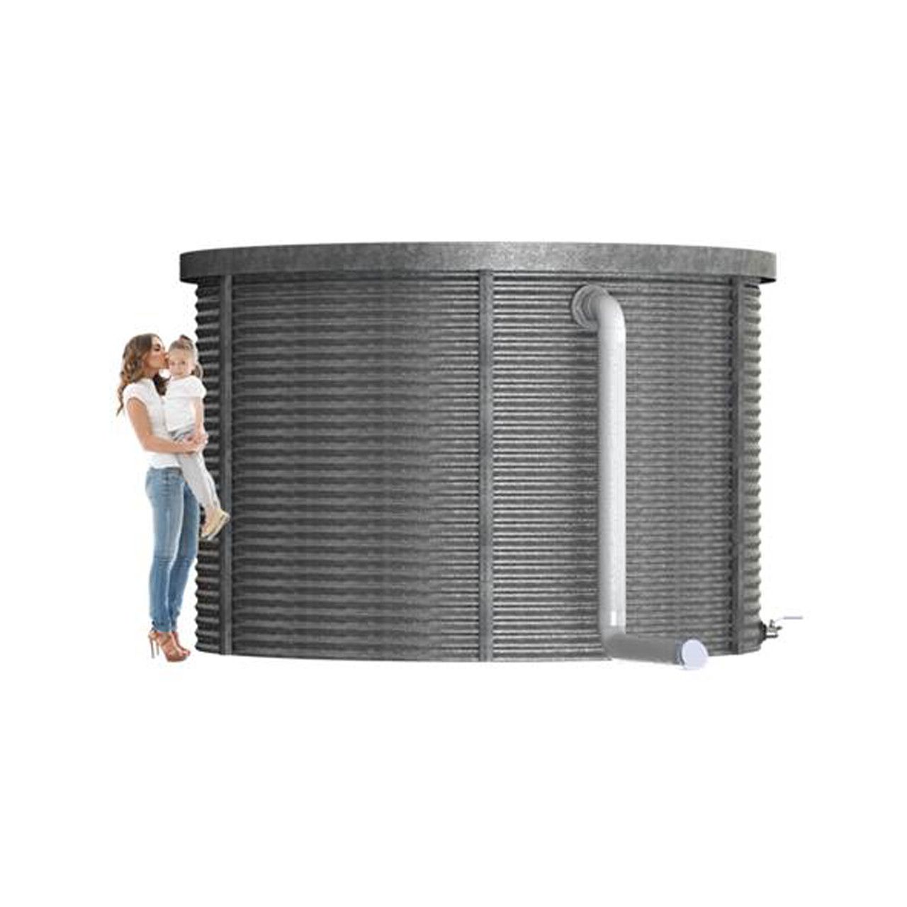 5,000 gallon DIY Water Storage Tank Kit, you can build a water tank for a fraction of the cost.