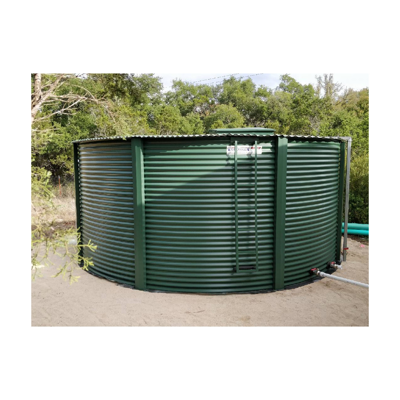 DIY Water Storage Tank Kit  5,000 Gallon Corrugated Tank