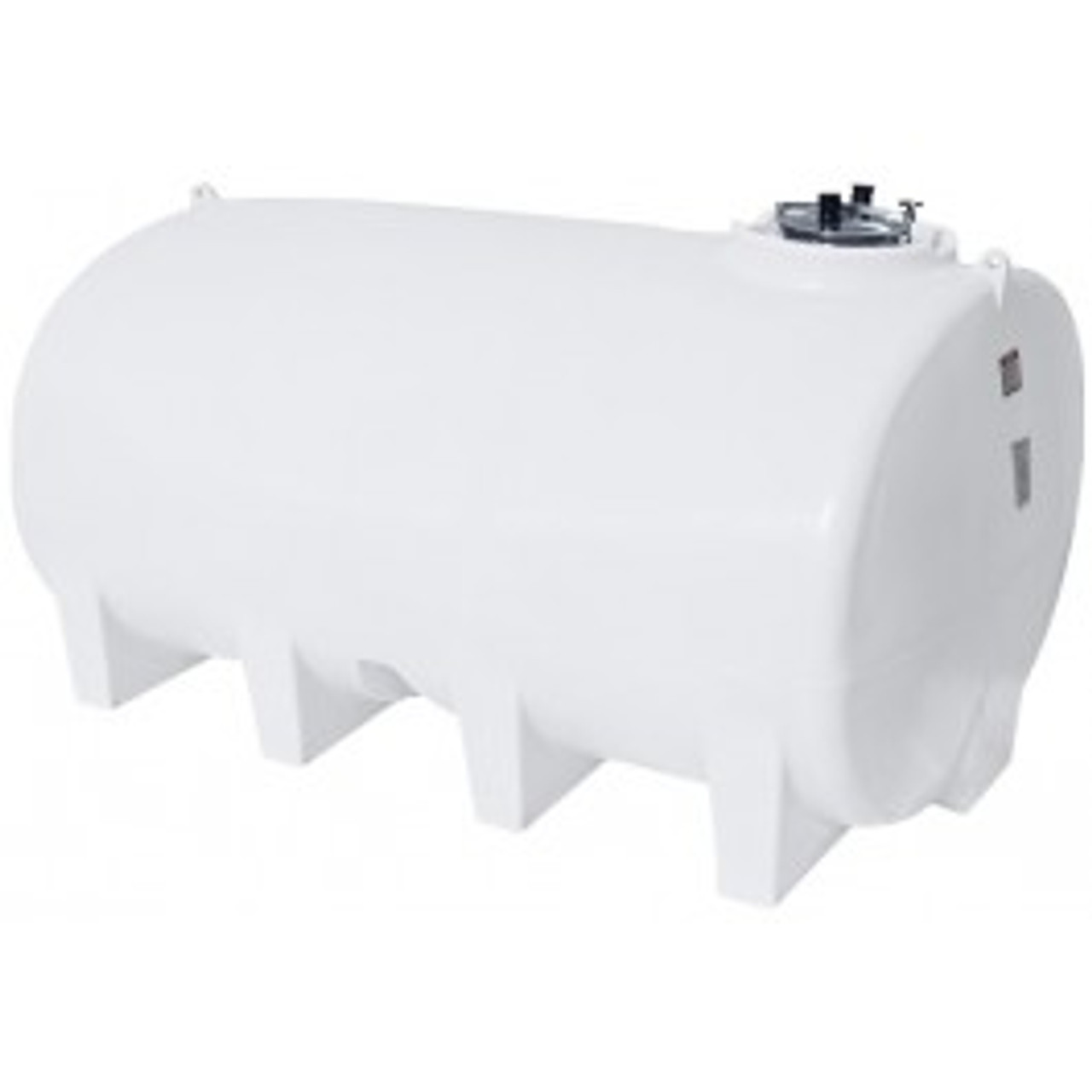3200 Gallon Enduraplas Natural White Horizontal Leg Tank w/Sump | THD03200W