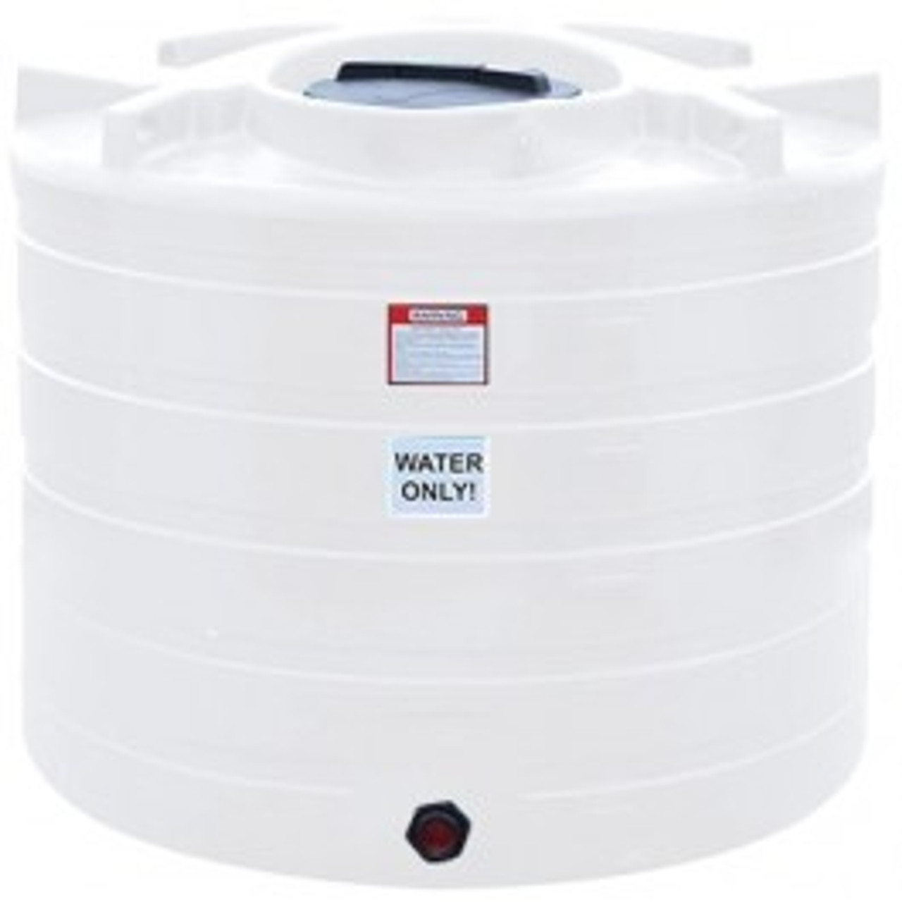 550 Gallon Enduraplas Natural White Vertical Storage Tank | THV00550W