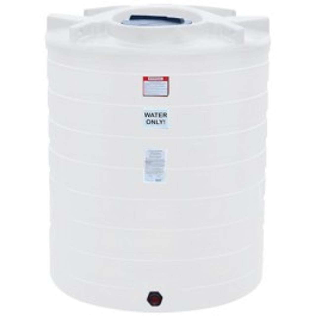 870 Gallon Enduraplas Natural White Vertical Storage Tank | THV00870W