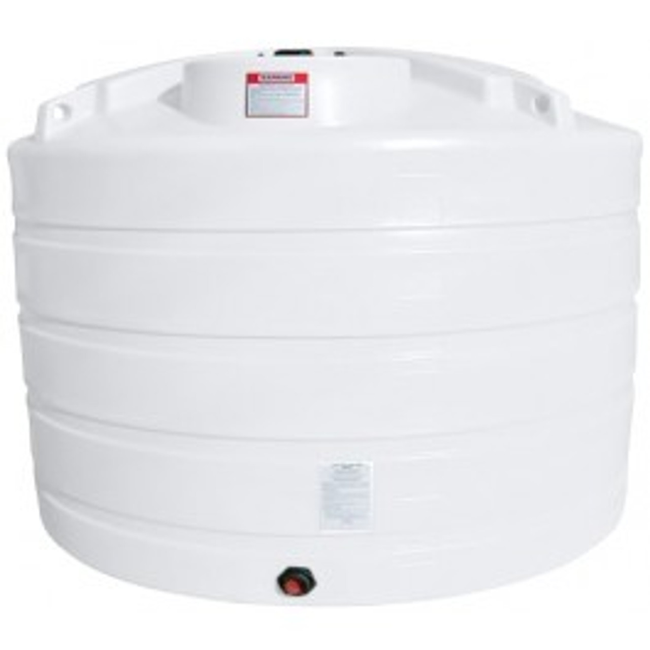 1350 Gallon Enduraplas Natural White Vertical Storage Tank | THV01350W