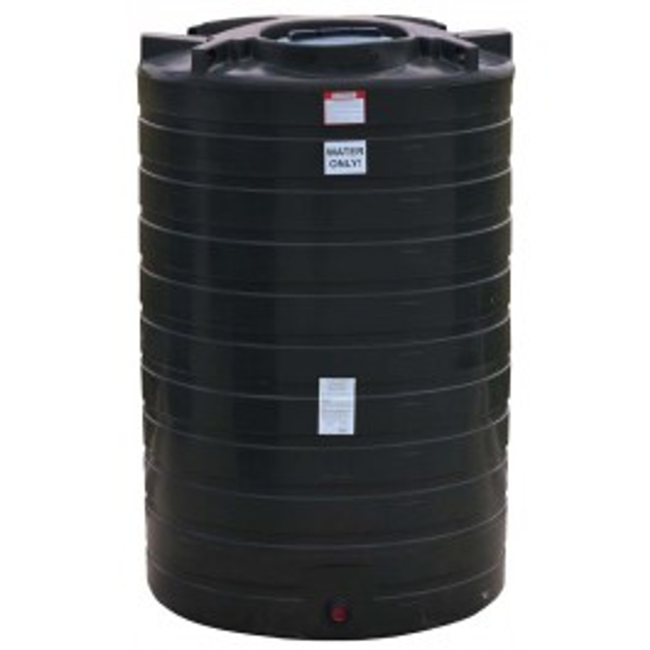 1100 Gallon Enduraplas Black Vertical Water Tank | TLV01100B