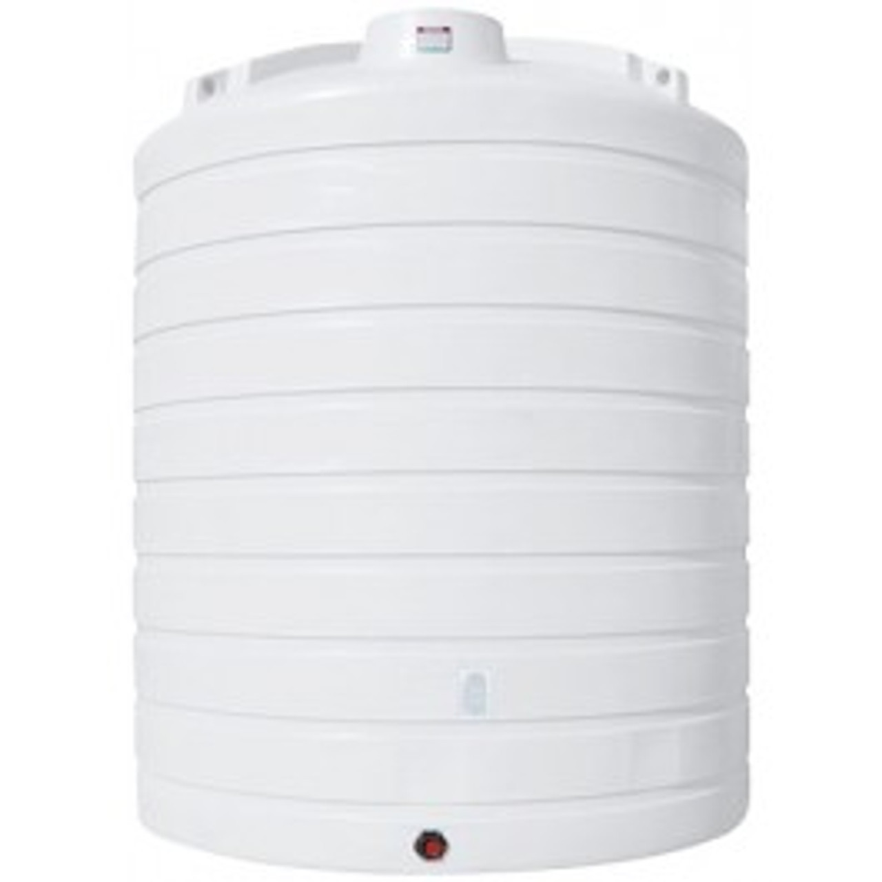 10000 Gallon Enduraplas Natural White Vertical Storage Tank | THV10000W