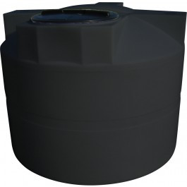 525 Gal Vertical Water Tank | CRMI Black Plastic