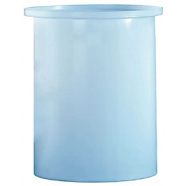 5 Gallon PP Ronco White Cylindrical Open Top Tank | 5PP