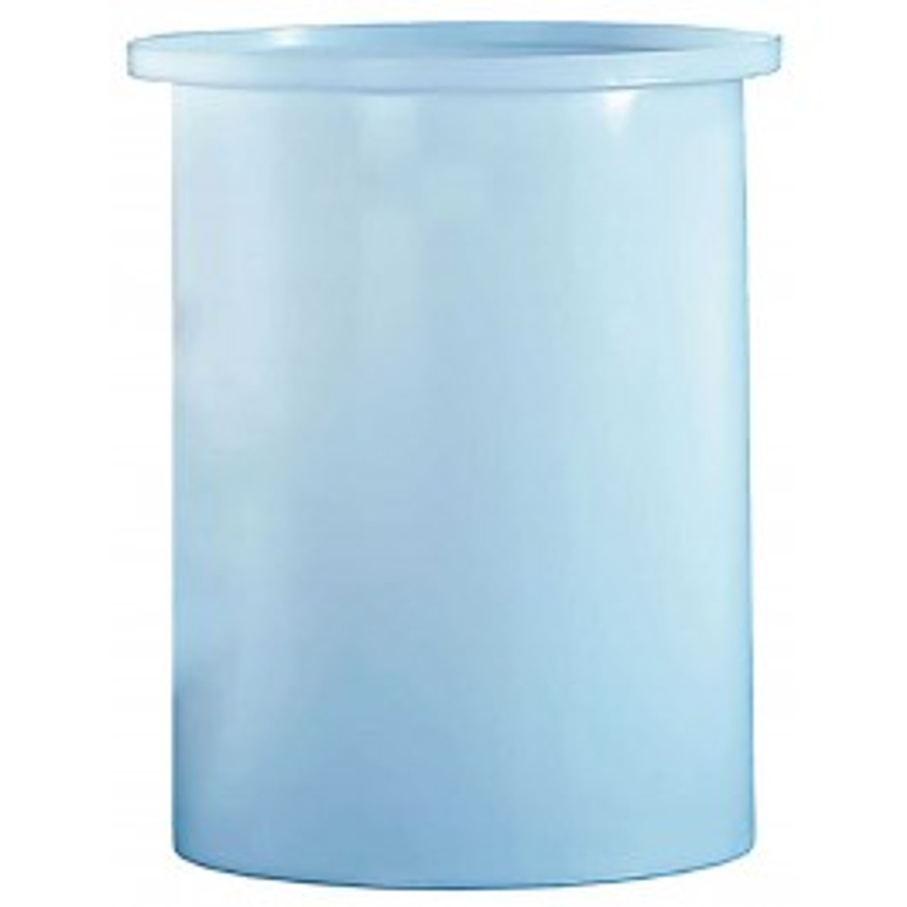 An image of a 2 Gallon PE Ronco White Rectangular Open Top Tank | 8X8X8PE