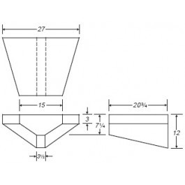 13 Gallon Marine Fresh Water Tank | B102