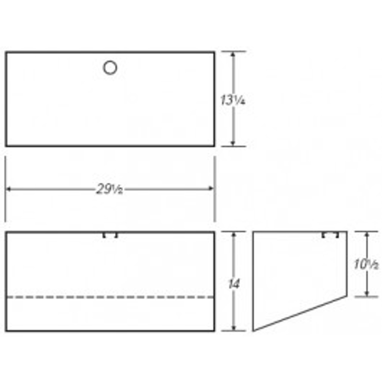 An image of a 23 Gallon Marine Fresh Water Tank | B136