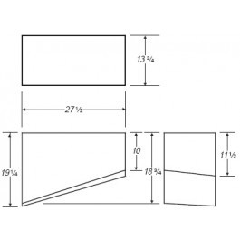 21 Gallon Marine Fresh Water Tank | B148
