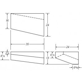 25 Gallon Marine Fresh Water Tank | B188