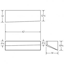 20 Gallon Marine Fresh Water Tank | B195