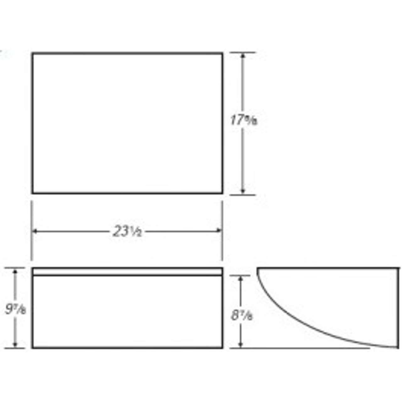 An image of a 70 Gallon Marine Fresh Water Tank | B296