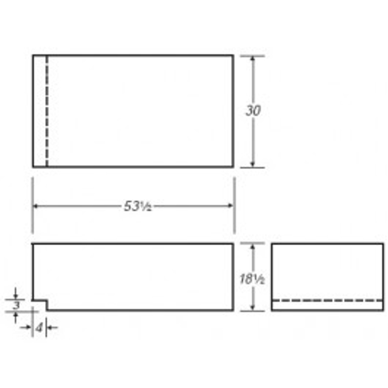 An image of a 18 Gallon RV Holding Tank | RV69H