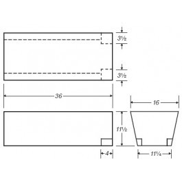 22 Gallon Marine Fresh Water Tank | B337