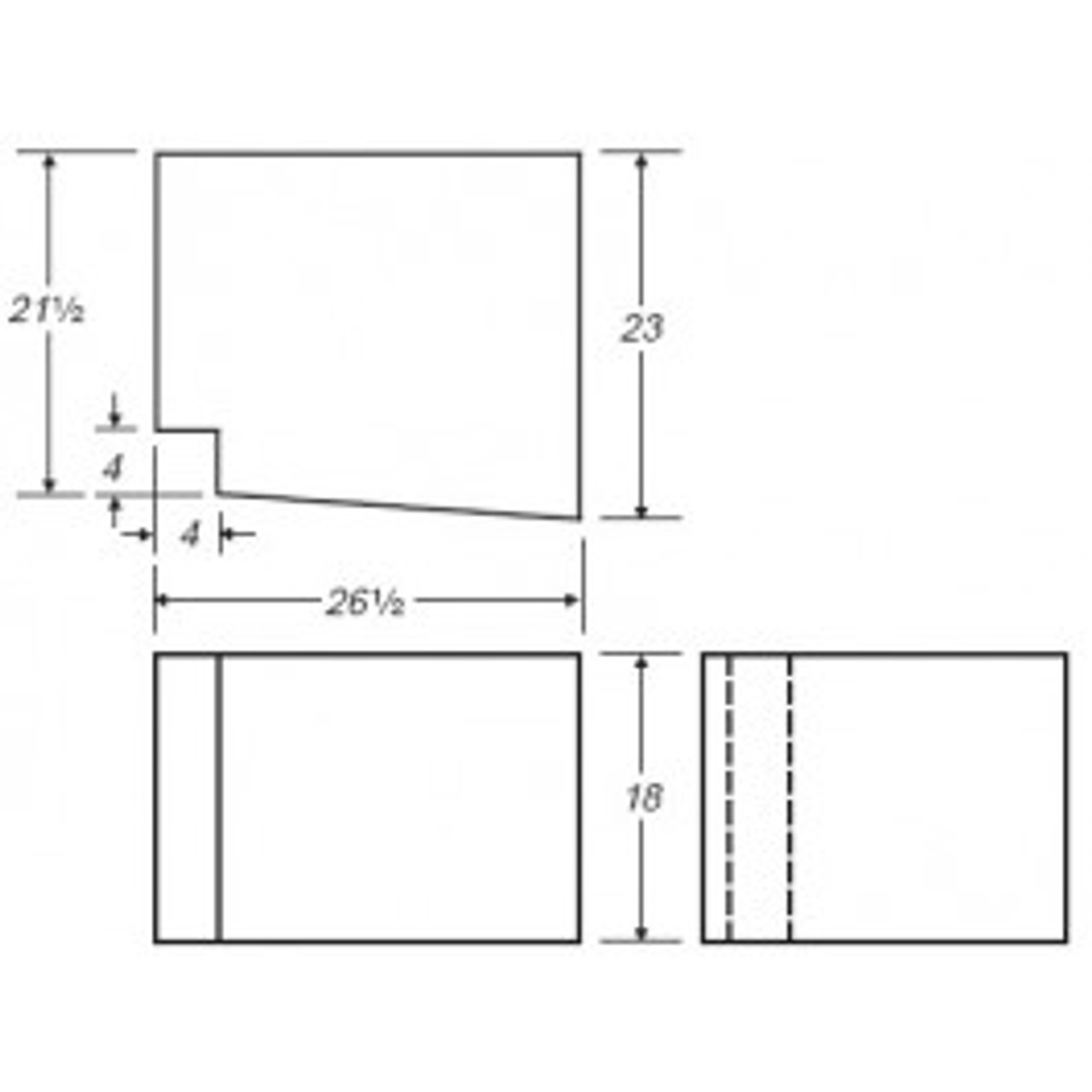 An image of a 15 Gallon Marine Fresh Water Tank | B475