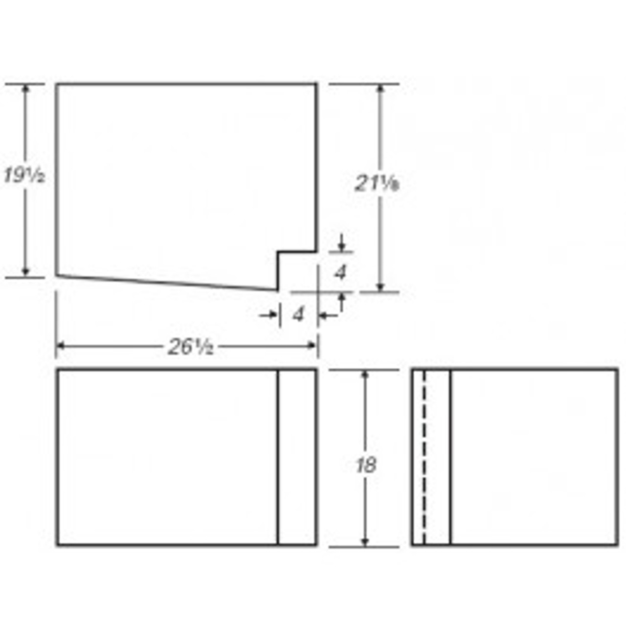 An image of a 29 Gallon Marine Fresh Water Tank | B423