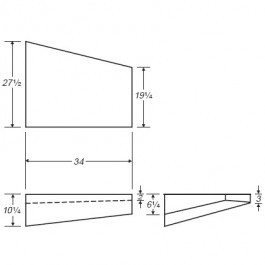 20 Gallon Marine Fresh Water Tank | B349