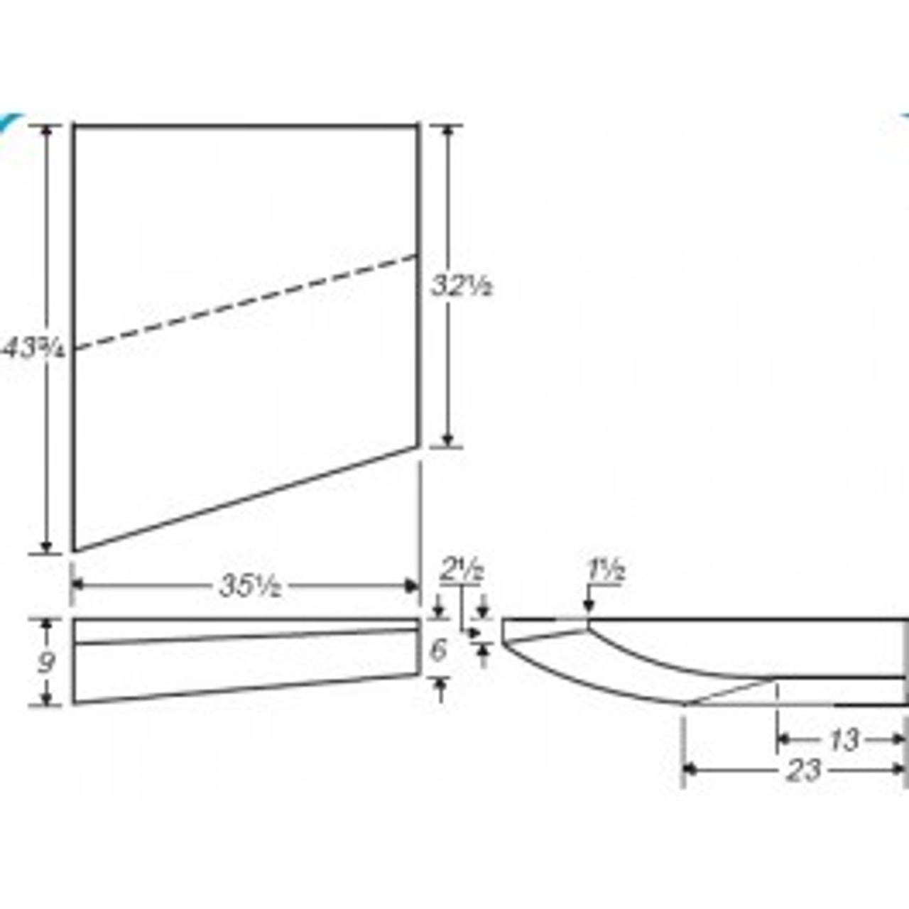 An image of a 6 Gallon RV Fresh Water Tank | RVB357