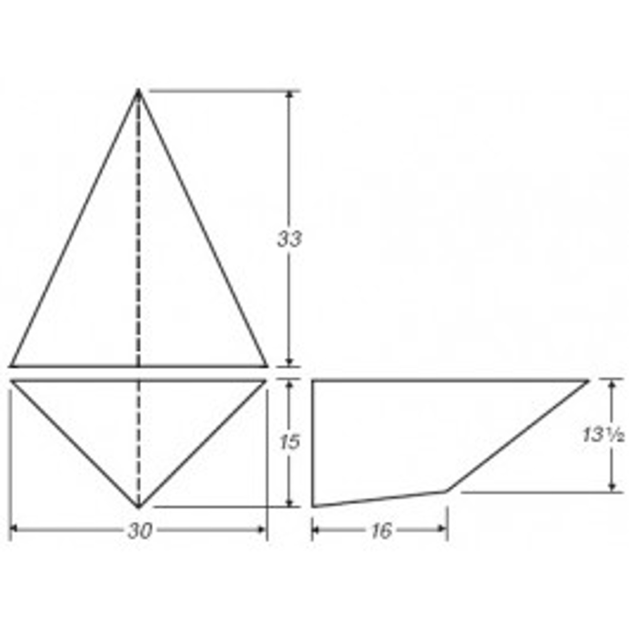 An image of a 58 Gallon RV Fresh Water Tank | RV60W