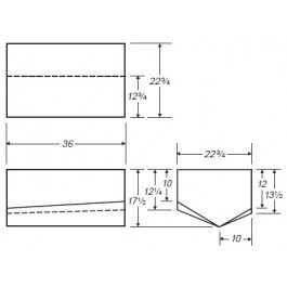 48 Gallon Marine Fresh Water Tank | B384