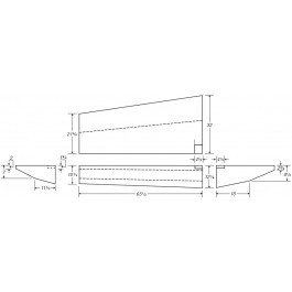 52 Gallon Marine Fresh Water Tank | B422