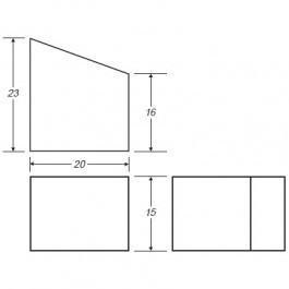23 Gallon Marine Fresh Water Tank | B429