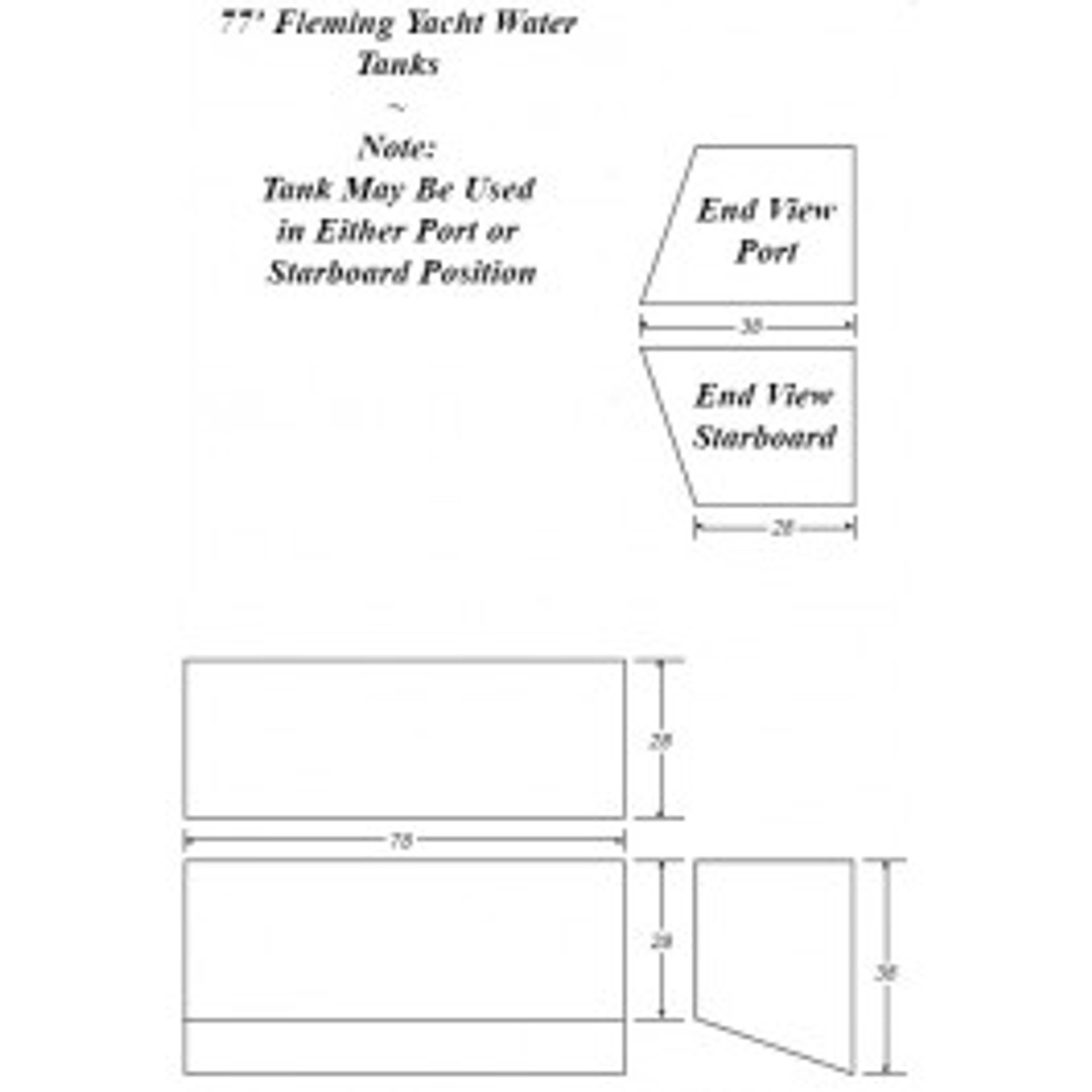 An image of a 35 Gallon RV Holding Tank | RV4H