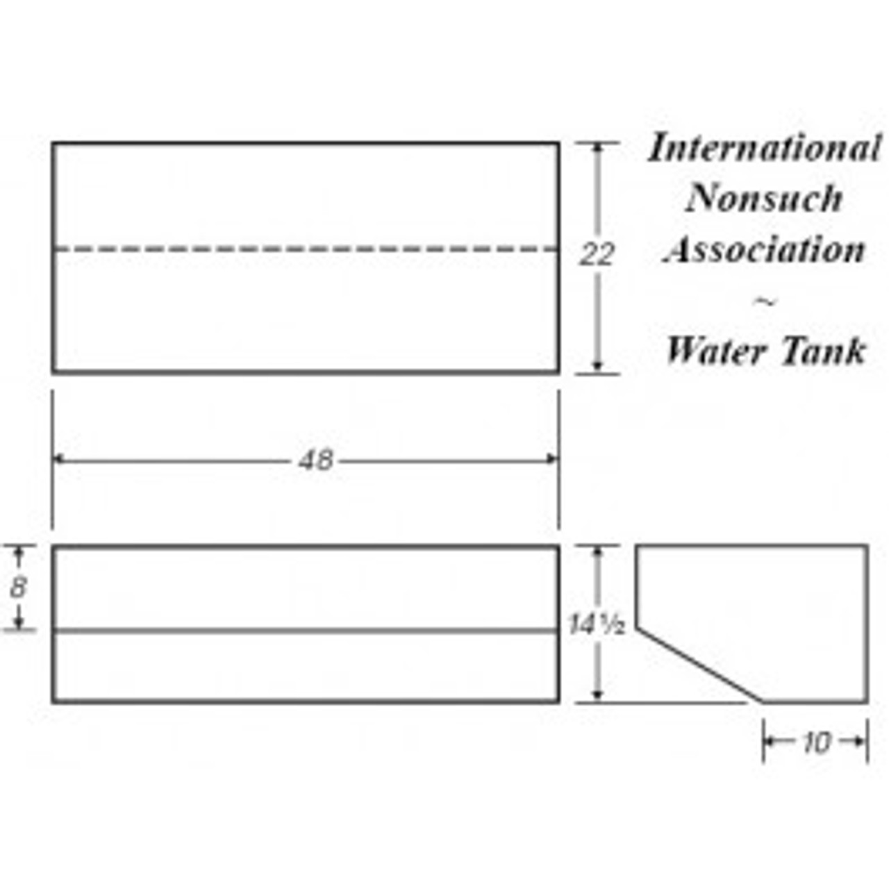 An image of a 19 Gallon Marine Fresh Water Tank | B451