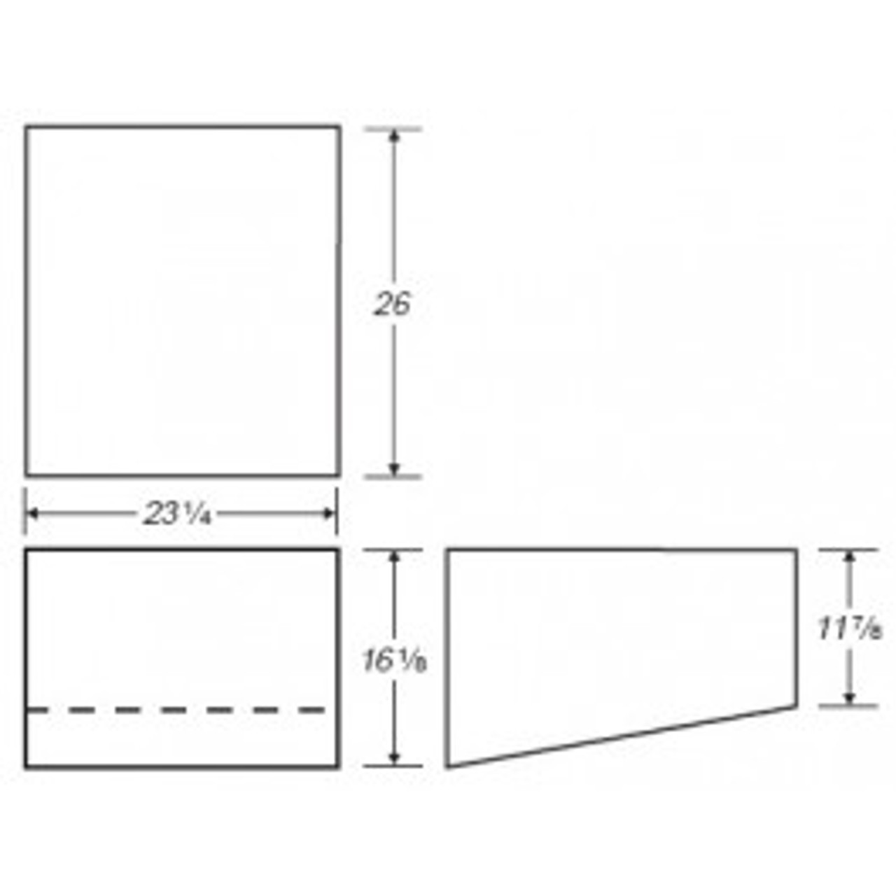 An image of a 54 Gallon Marine Holding Tank | B472