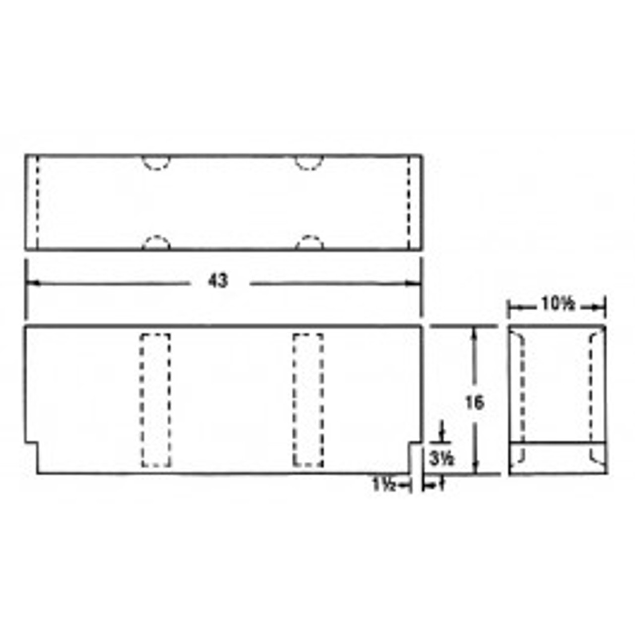 An image of a 125 Gallon Marine Holding Tank | B243