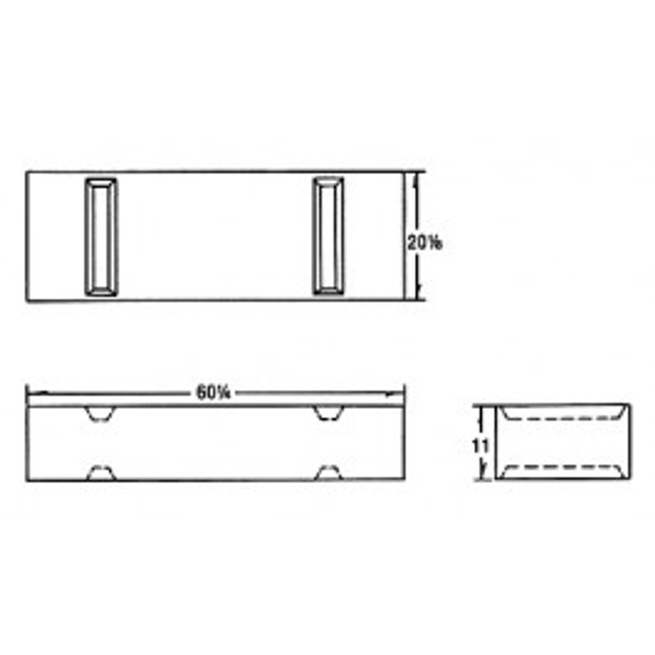 An image of a 42 Gallon RV Fresh Water Tank | RVB510