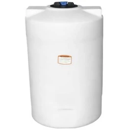 An image of a 75 Gallon Norwesco White Vertical Storage Tank | 41863