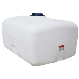 An image of a 150 Gallon White Ribbed PCO Tank | 42836