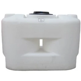 An image of a 250 Gallon Norwesco White Doorway Water Tank | 41526