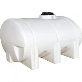 An image of a 1035 Gallon Norwesco White Elliptical Leg Tank | 40191