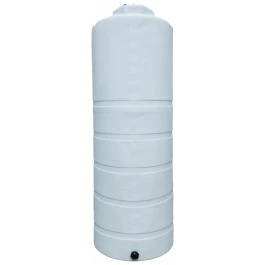 An image of a 1505 Gallon Norwesco White Vertical Storage Tank | 44259