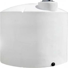 An image of a 1700 Gallon Norwesco White Vertical Storage Tank | 40010