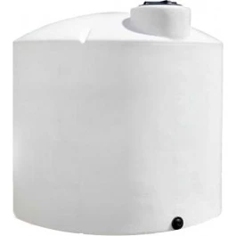 An image of a 7800 Gallon Norwesco White Vertical Storage Tank | 40663