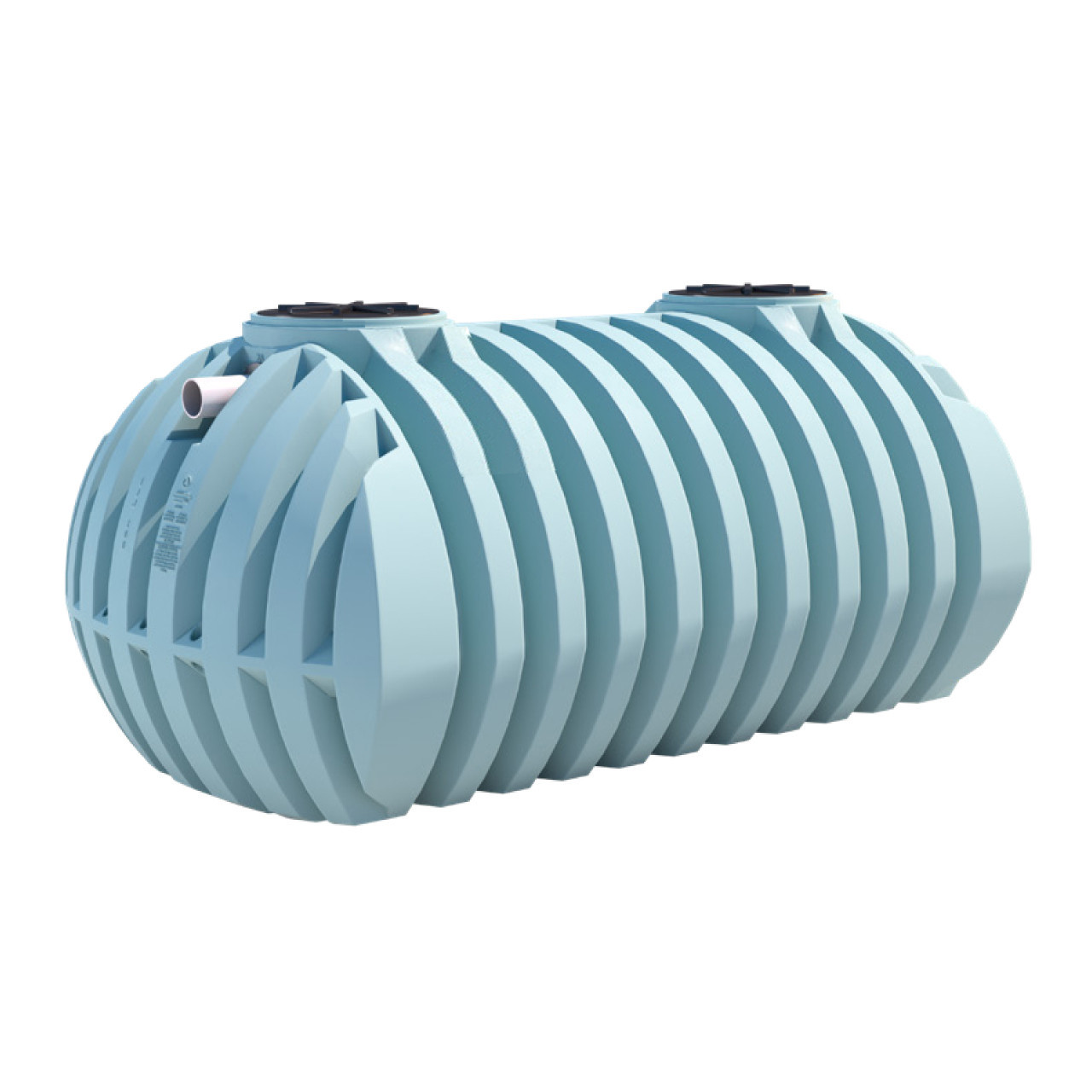 1000 Gallon Septic Holding Tank Single Compartment Standard Duty with 20" and 20" Lid - IAPMO Certified | AKS70000